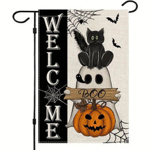 Load image into Gallery viewer, Halloween Garden Flag