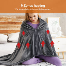 Load image into Gallery viewer, Heated Flannel Blanket