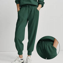 Load image into Gallery viewer, Long Sleeve Half Zip Pullover Sweatshirt Joggers Set