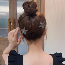 Load image into Gallery viewer, Rhinestone Star Broken Hair Comb