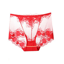Load image into Gallery viewer, Ladies Silk Lace Handmade Panties