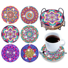 Load image into Gallery viewer, Diamantkunst Coasters Diamond Painting Coasters (Mandala)