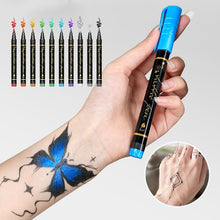 Load image into Gallery viewer, Midlertidige Tattoo Markers Sett