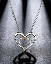 Load image into Gallery viewer, Two hearts Infinity Necklace