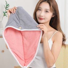 Load image into Gallery viewer, Double Layer Coral Velvet Quick Drying Hair Cap