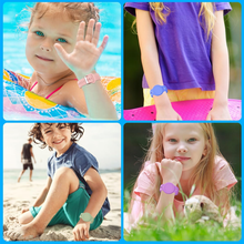 Load image into Gallery viewer, Kids' Waterproof Silicone Anti-loss Wristband