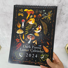 Load image into Gallery viewer, 2022/2023/2024 Dark Forest Lunar Calendar