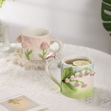 Load image into Gallery viewer, 3D Flower Coffee Mug