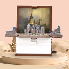 Load image into Gallery viewer, 3D stereoskopisk bokfolding pop-up boknøkkelring