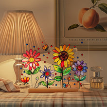 Load image into Gallery viewer, Painted Colorful Flower Pattern Decor