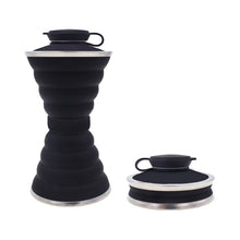 Load image into Gallery viewer, 500ML Foldable Silicone Water Bottle Cup