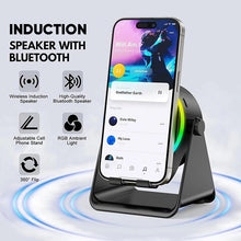 Load image into Gallery viewer, 4-in-1 360° Rotating Bluetooth Speaker Stand