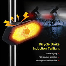 Load image into Gallery viewer, Waterproof Night Riding Bike Steering Tail Light