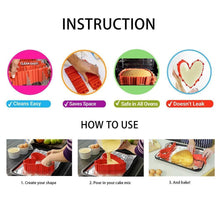 Load image into Gallery viewer, Hirundo DIY Nonstick Silicone Cake Mold Kitchen Baking Mould Tools