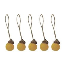 Load image into Gallery viewer, Wool Felt Acorn Ornaments