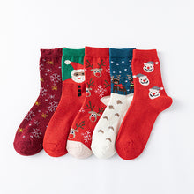 Load image into Gallery viewer, 🎁 5 Pairs Christmas Socks
