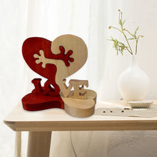 Load image into Gallery viewer, Wooden Love Hearts