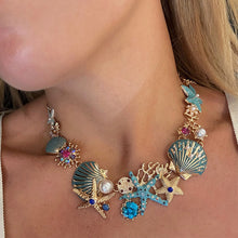 Load image into Gallery viewer, Shell Starfish Pearl Necklace