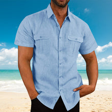 Load image into Gallery viewer, Stretch Short Sleeve Shirt with Pockets