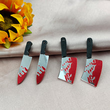 Load image into Gallery viewer, Halloween Scary Bloody Knife Ornament