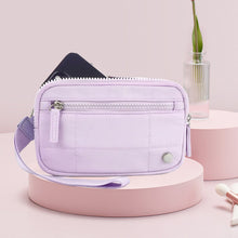 Load image into Gallery viewer, Women's Solid Color Nylon Zipper Wallet