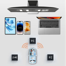 Load image into Gallery viewer, Wireless Bluetooth Transparent Mouse