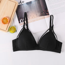 Load image into Gallery viewer, Women's Plain Cut Out Wireless Bra