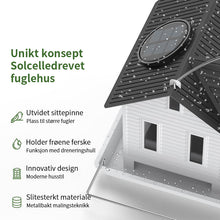 Load image into Gallery viewer, Solcelledrevet fuglemater til oppheng utendørs