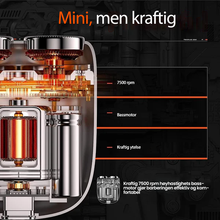 Load image into Gallery viewer, Oppladbar, vanntett og kompakt barbermaskin for hjemmet, bilen og på reise