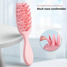 Load image into Gallery viewer, Silicone Scalp Massage Comb With Long Handle