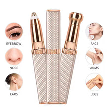 Load image into Gallery viewer, 4 In 1 Facial Electric Shaver For Women, Full Body Epilator Rechargeable Eyebrow Nose Bikini Hair Trimmer
