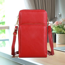 Load image into Gallery viewer, Three-layer Zipper Multifunctional Mobile Phone Bag