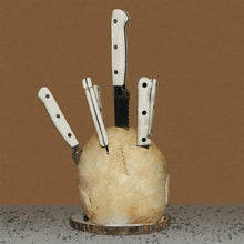 Load image into Gallery viewer, Gothic Skull Knife Holder