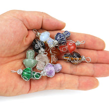 Load image into Gallery viewer, Natural Crystal Mushroom Pendant