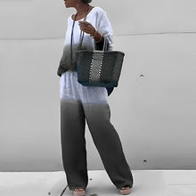 Load image into Gallery viewer, Chic Cotton Linen Gradient Two-Piece Set