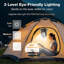 Load image into Gallery viewer, Portable Rechargeable Camping Fan