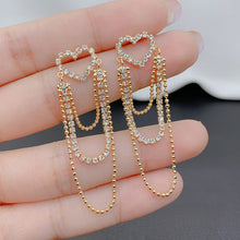 Load image into Gallery viewer, Love Tassel Earrings