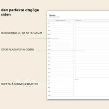 Load image into Gallery viewer, 24-25 Dagsplanlegger