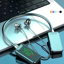 Load image into Gallery viewer, Neckband Digital Display Bluetooth Headset