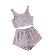 Load image into Gallery viewer, Halloween Vest Pajamas Set