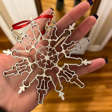 Load image into Gallery viewer, Christmas Snowflake Ornaments