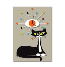Load image into Gallery viewer, Katte kunsttrykk dekorasjonsmaleri