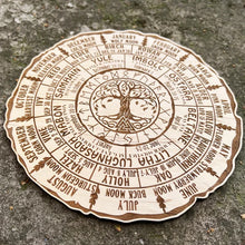 Load image into Gallery viewer, Wheel Of The Year Wood Sign