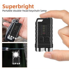 Load image into Gallery viewer, Magnetic Mini Keychain Flashlight