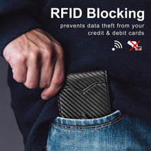 Load image into Gallery viewer, Men's Slim Wallet With RFID Blocking