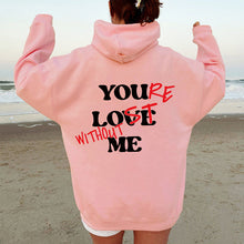 Load image into Gallery viewer, Plain Sweatshirt With Letter Print
