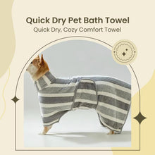 Load image into Gallery viewer, Striped Pattern Pet Bath Towel