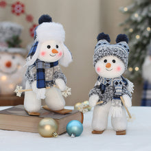 Load image into Gallery viewer, Christmas Blue New Fabric Doll