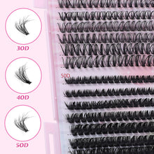 Load image into Gallery viewer, Natural Fluffy False Eyelash Extensions Set