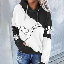 Load image into Gallery viewer, Dog High Five Print Hoodie